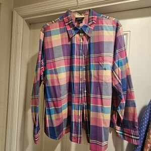 Lauren Ralph Lauren Ladies Plaid Button Down Shirt